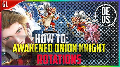 onion knight ffbe|How to Use Awakened Onion Knight! .